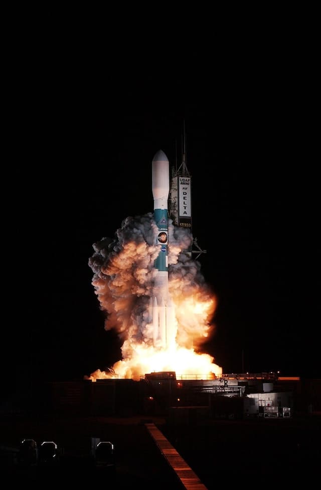 rocket going to space